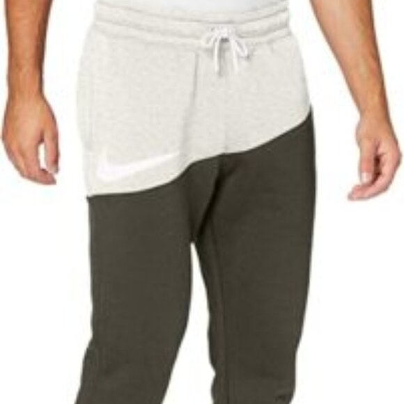 Nike Sportswear Fleece Tapered Jogger Pants Olive Green CZ4928-141 Size S - Picture 1 of 10